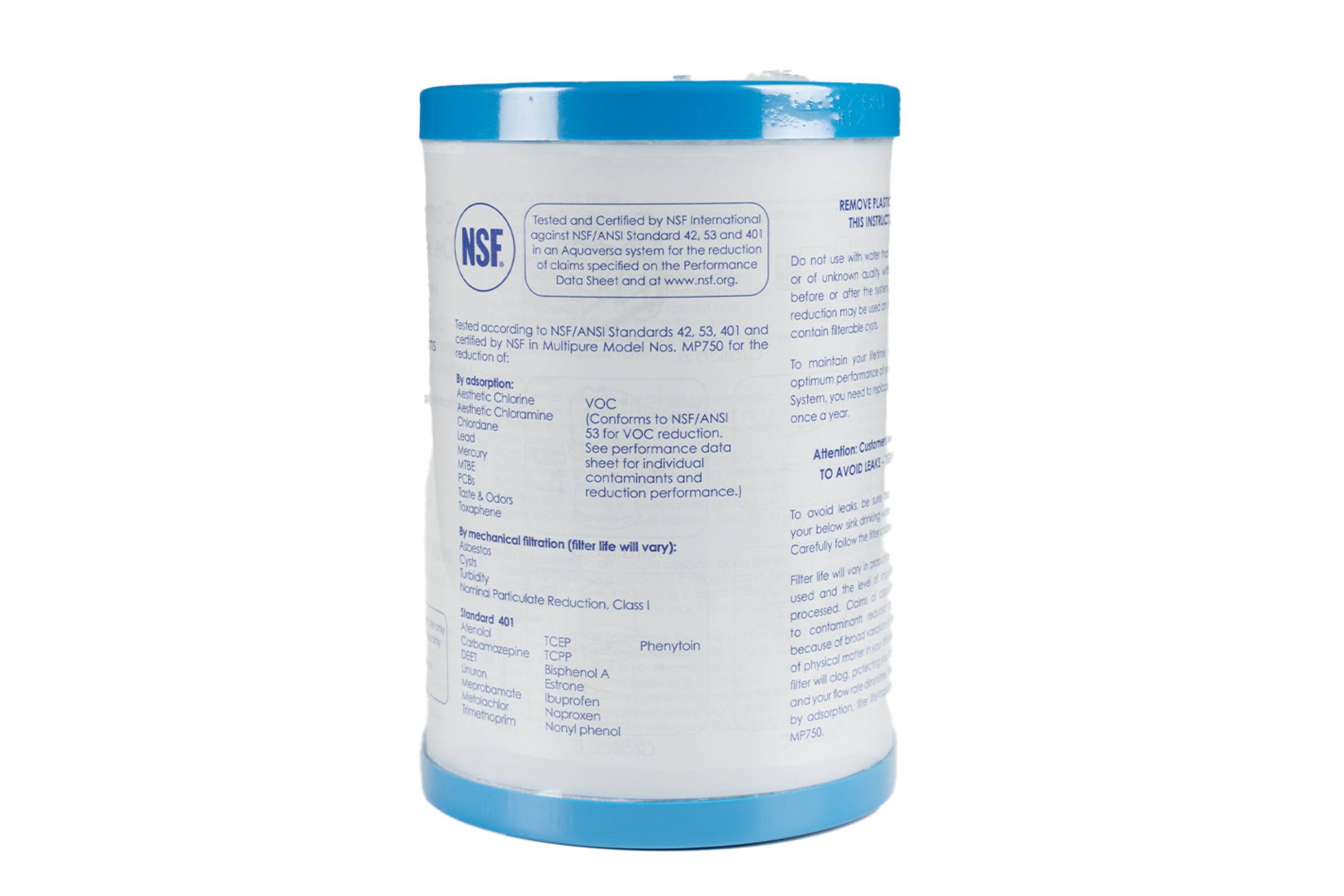 MULTIPURE® CB-6 ORYGINALNY FILTR WYMIENNY DO AQUAVERSA  MP 750